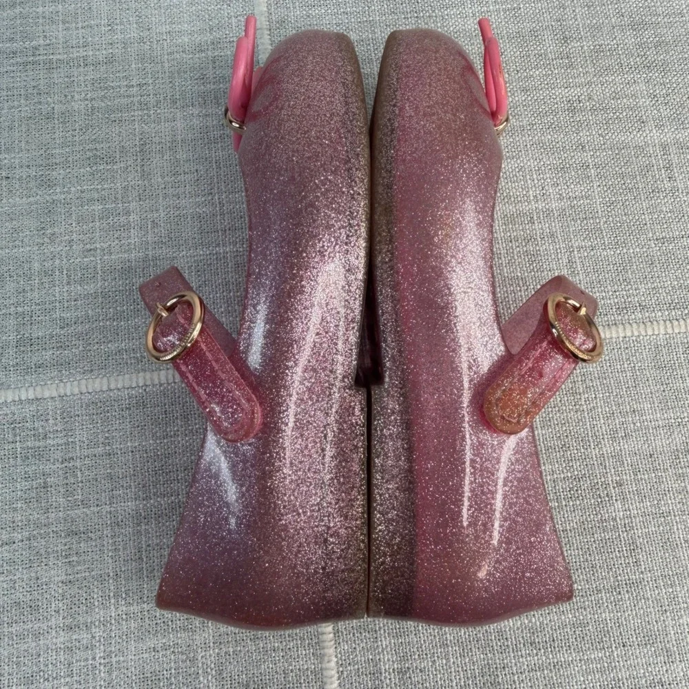 Mini Melissa Toddler Girl's 9 Sweet Love Mary Jane Ballerina Flats Jelly Shoes